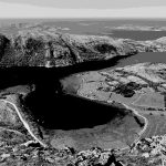 Fotografiet i s/h for å tydeliggjøre valørene i motivet.